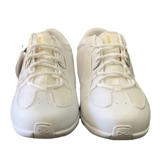 NFINITY passion essential cheerleader shoes size 14 womens white NEW - Picture 3 of 10